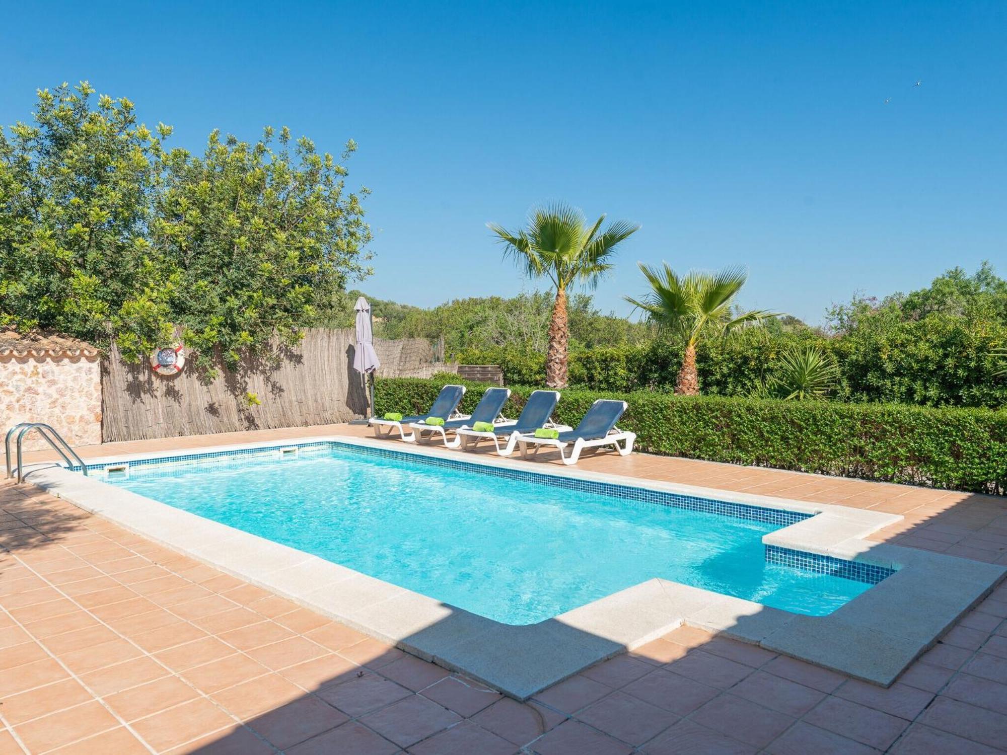 Ca Na Rosa - With Private Pool In Ferienhaus Campanet